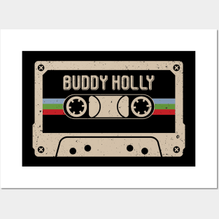 Buddy Holly Vintage Cassette Tape Posters and Art